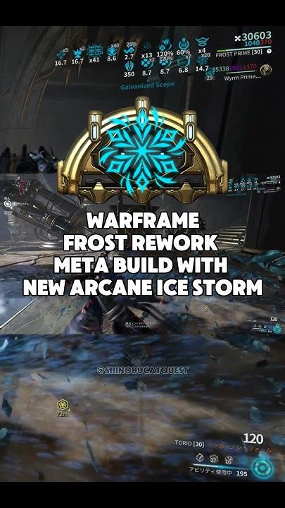 warframe frost rework|WARFRAME: Frost Rework Meta Build with New Arcane Ice Storm.